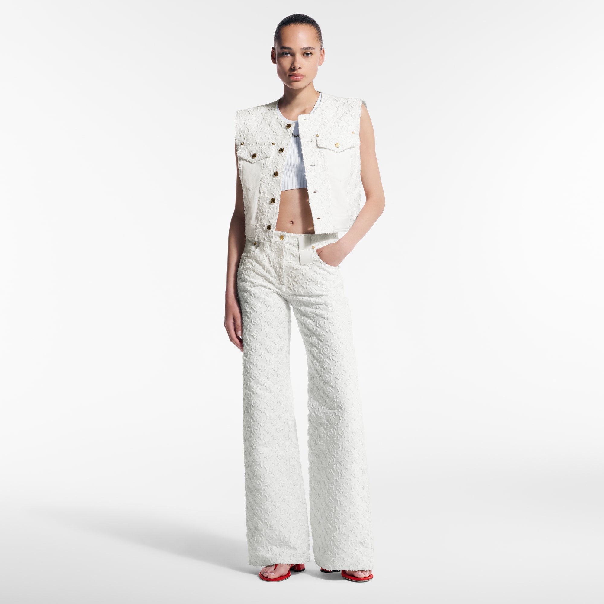 Monogram Fil Coupé Jeans - Ready-to-Wear | LOUIS VUITTON